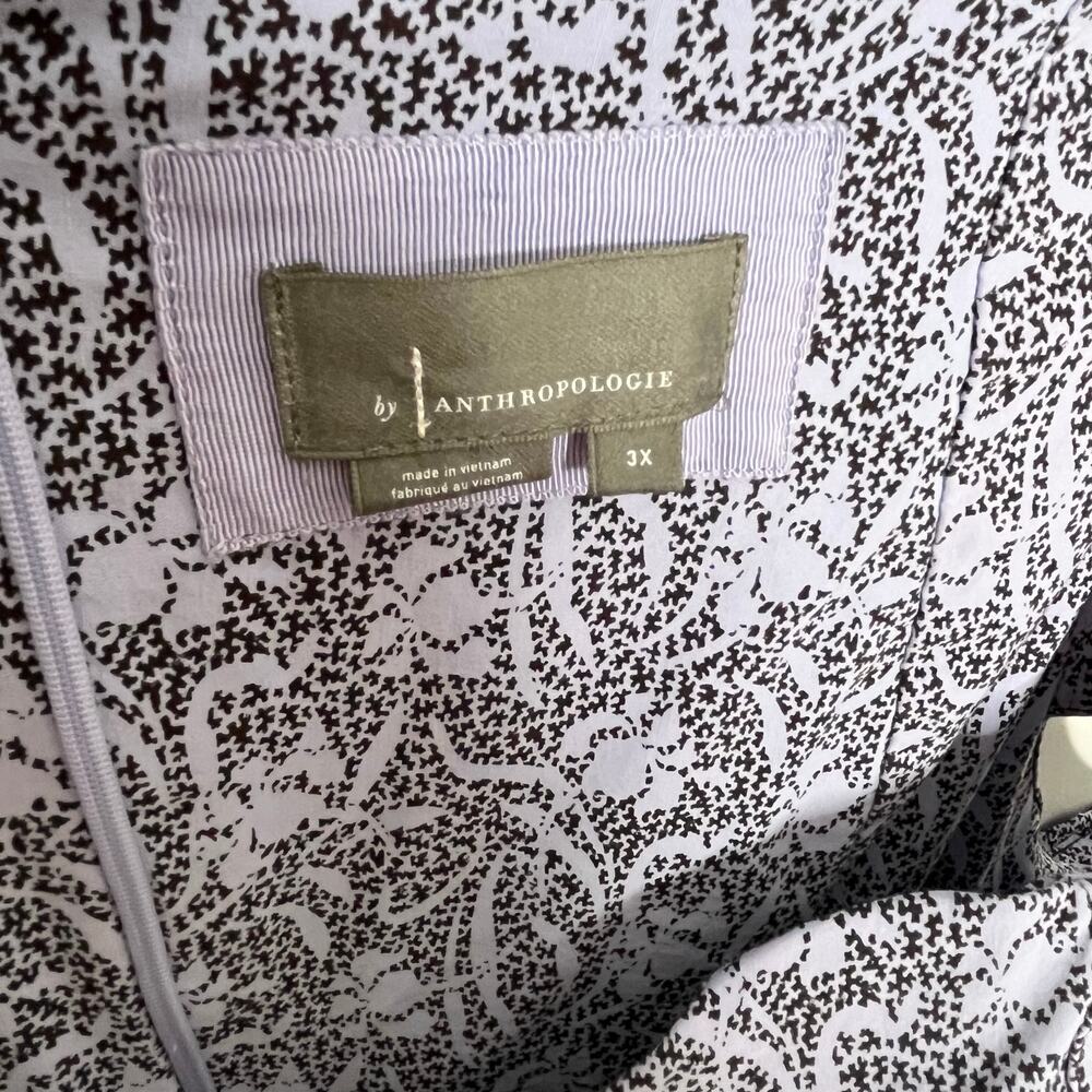 Anthropologie Lavender Paisley Sweetheart Midi Dress - Picture 6 of 10